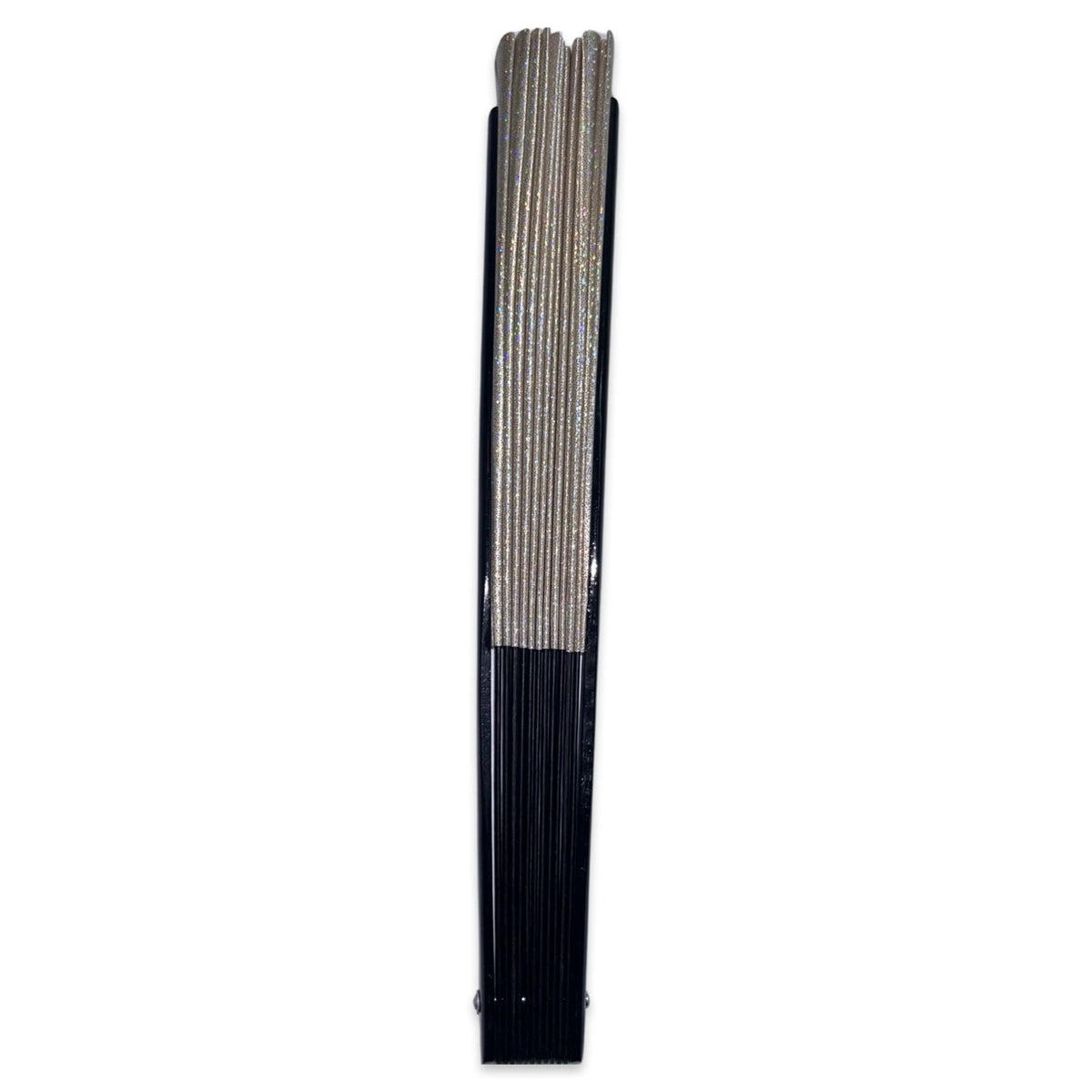 XL Foldable Handheld Fan - Galaxy Range, Jupiter Holographic Metallic Champagne