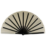 XL Foldable Handheld Fan - Galaxy Range, Jupiter Holographic Metallic Champagne