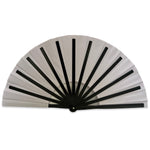 XL Foldable Handheld Fan - Galaxy Range, Luna Holographic Metallic Lilac Purple