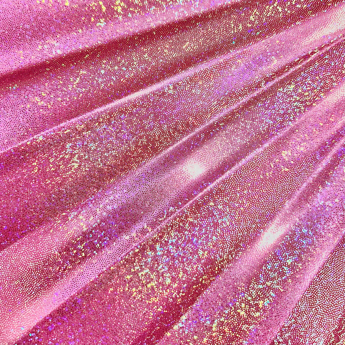 XL Foldable Handheld Fan - Galaxy Range, Orion Holographic Metallic Pink