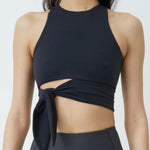 Yaz Black Workout Top | Studio Ehr