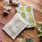 Yellow Foliage Reusable Exfoliating Pads