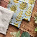 Yellow Foliage Reusable Exfoliating Pads