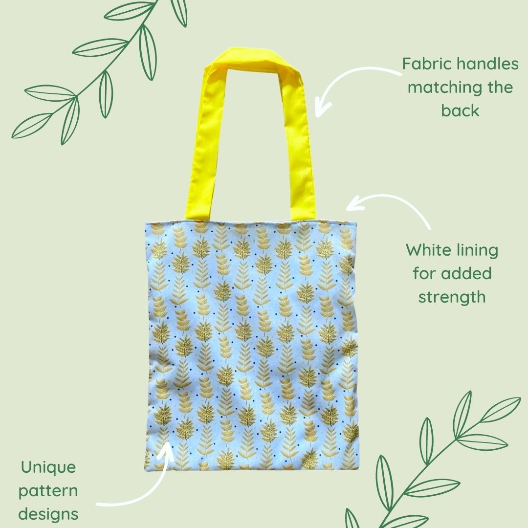 Yellow Foliage Tote Bag