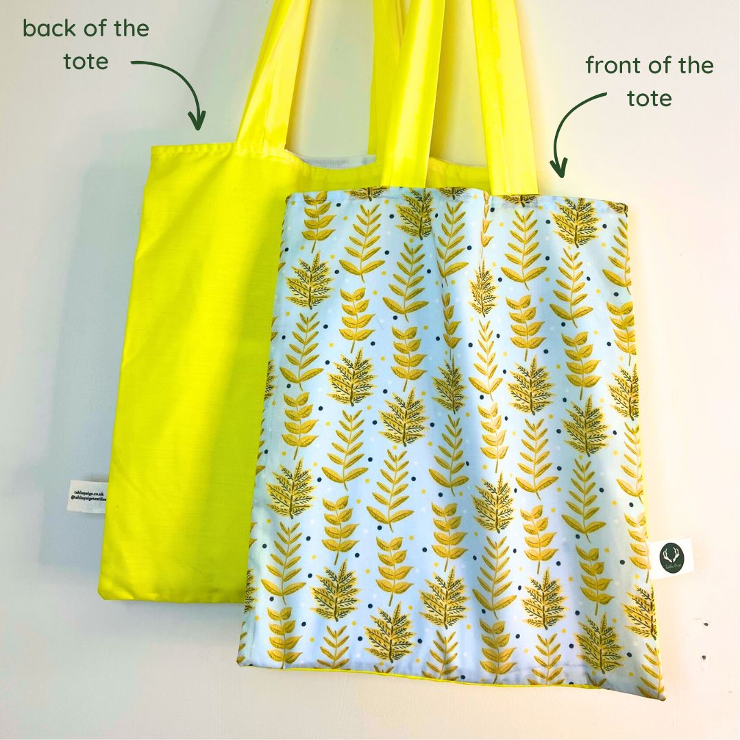 Yellow Foliage Tote Bag