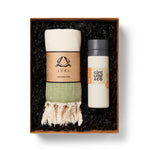 Yoga Peshtemal & Water Bottle Gift Set
