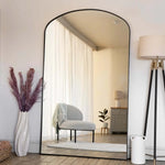 Yōko- Black Metal Gentle Arch Mirror - 180cm x 105cm