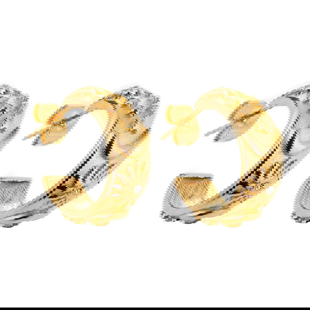 You’re My Sun, Moon and Stars Gold Hoops