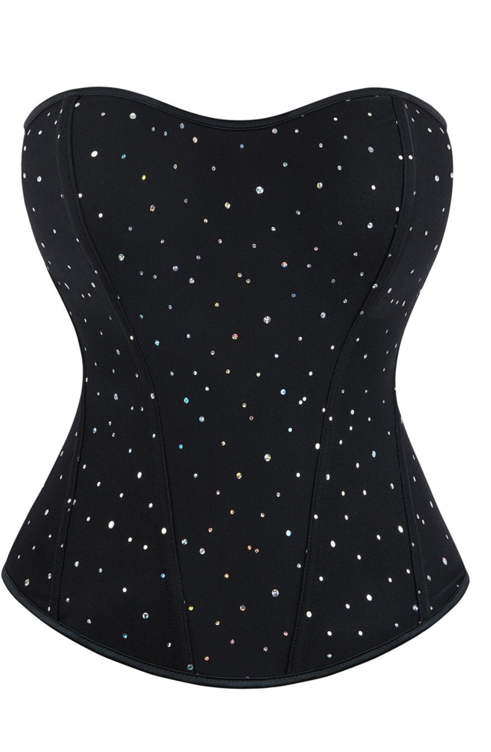 YesX Sequin Corset Black