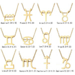 Zodiac Sign Splendour Necklace - Gold/Silver