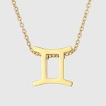 Zodiac Sign Splendour Necklace - Gold/Silver YX36093 Gemini