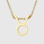 Zodiac Sign Splendour Necklace - Gold/Silver YX36093 Taurus