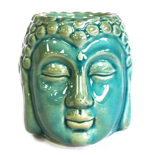 Buddha Oil Burner - Blue - ScentiMelti Wax Melts