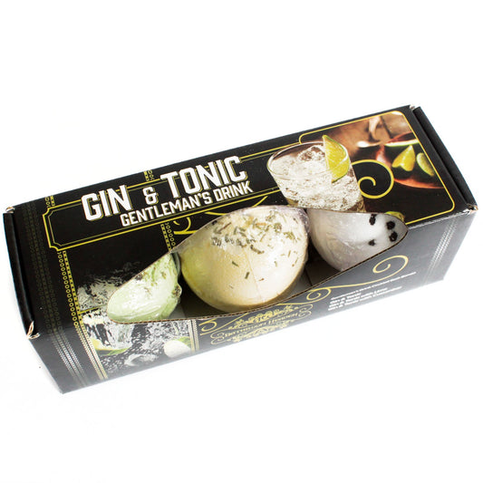 Set of Three Gin & Tonic Bath Bombs - ScentiMelti Wax Melts