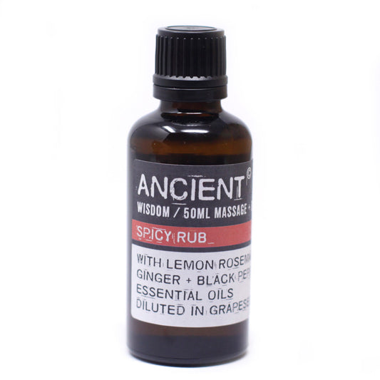 Spicy Rub Massage Oil - 50ml - ScentiMelti Wax Melts