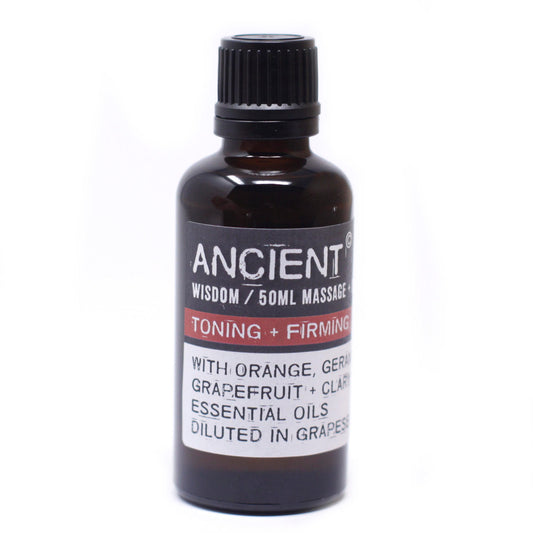 Toning & Firming Massage Oil - 50ml - ScentiMelti Wax Melts