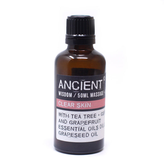 Clear Skin Massage Oil - 50ml - ScentiMelti Wax Melts