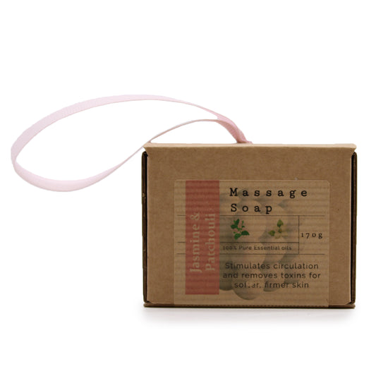 Boxed Single Massage Soaps - Jasmine & Patchouli - ScentiMelti Wax Melts
