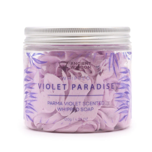 Parma Violet Whipped Cream Soap 120g - ScentiMelti Wax Melts