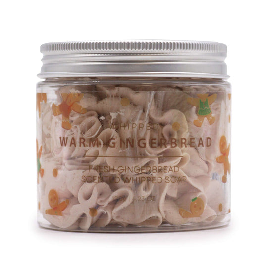 Warm Gingerbread Whipped Cream Soap 120g - ScentiMelti Wax Melts