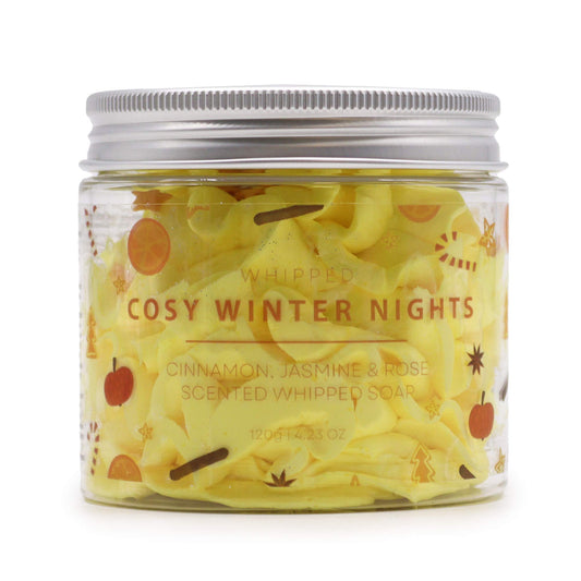 Cosy Winter Nights Whipped Cream Soap 120g - ScentiMelti Wax Melts