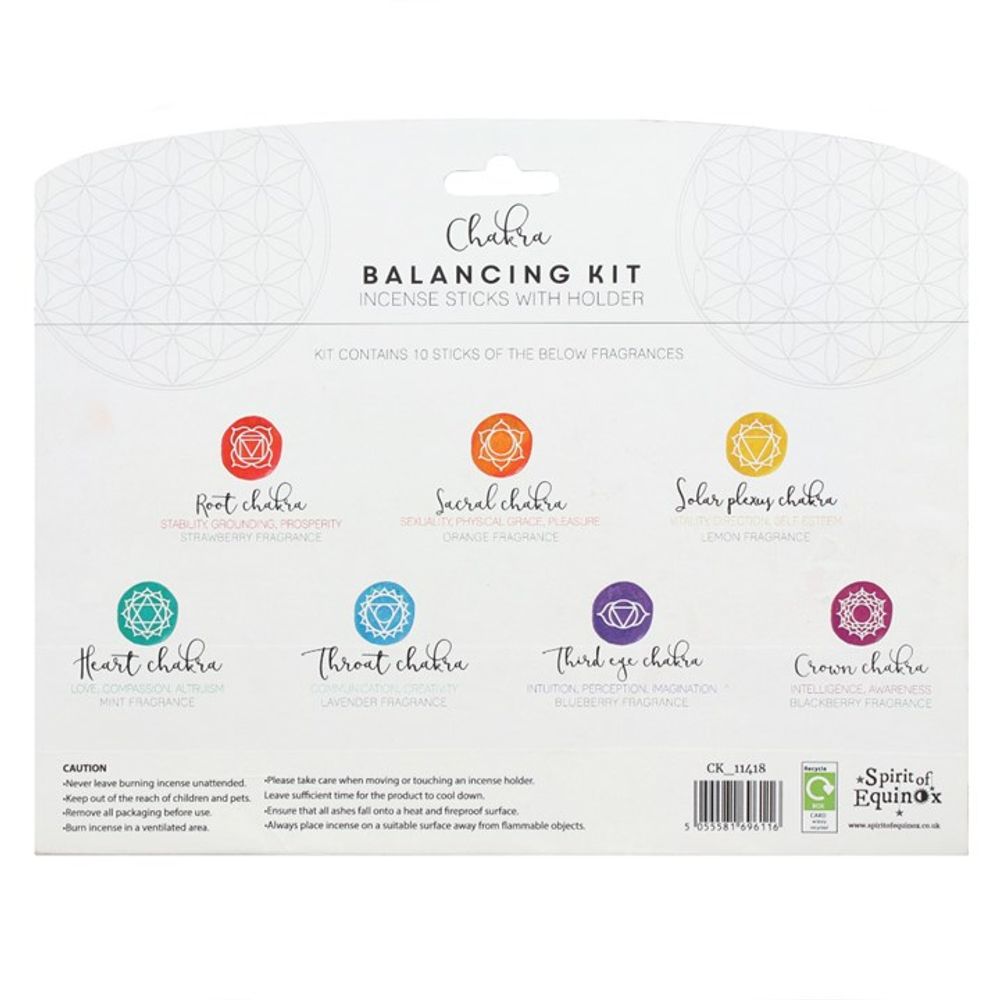 Chakra Incense Balancing Kit - ScentiMelti Wax Melts