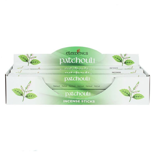 Set of 6 Packets of Elements Patchouli Incense Sticks - ScentiMelti Wax Melts