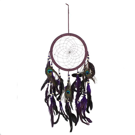 Purple Peacock Feather Dreamcatcher - ScentiMelti Wax Melts