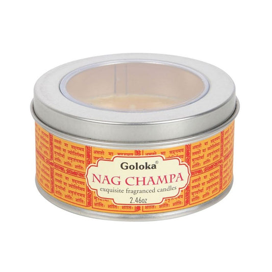 Goloka Nag Champa Soya Wax Candle - ScentiMelti Wax Melts