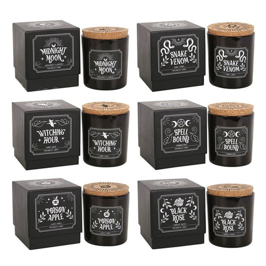 Set of 6 Midnight Ritual Candles - ScentiMelti Wax Melts