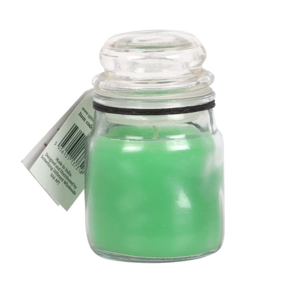 Green Tea 'Luck' Spell Candle Jar - ScentiMelti Wax Melts