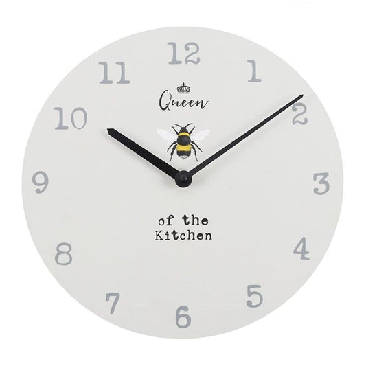 Queen Of The Kitchen Wall Clock - ScentiMelti Wax Melts