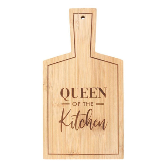 Queen of the Kitchen Bamboo Serving Board - ScentiMelti Wax Melts