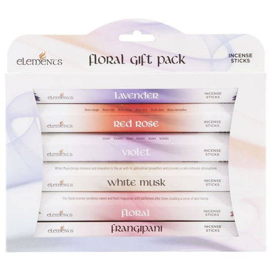 Elements Floral Fragrances Incense Stick Gift Pack - ScentiMelti Wax Melts