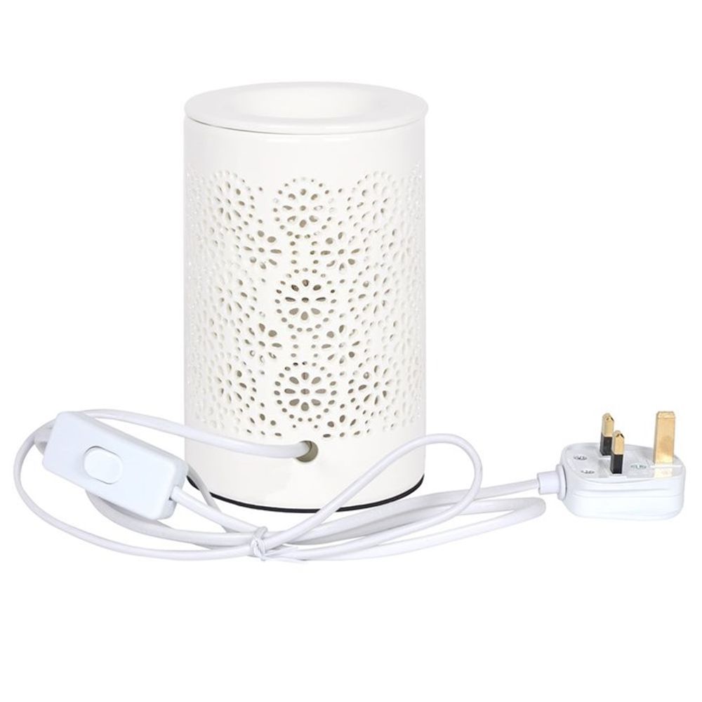 Circle Cut Out Electric Oil Burner - ScentiMelti Wax Melts