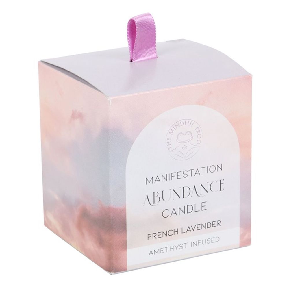 Abundance French Lavender Crystal Chip Candle - ScentiMelti Wax Melts