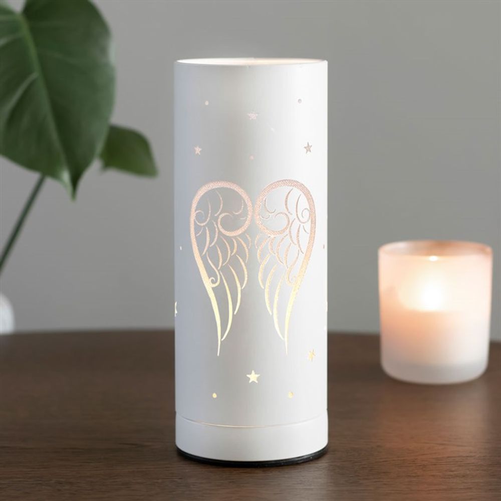 White Angel Wings Electric Aroma Lamp - ScentiMelti Wax Melts